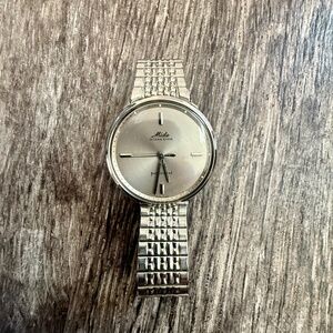 Vintage 1960's Mido Ocean Star Powerwind Stainless Steel Watch